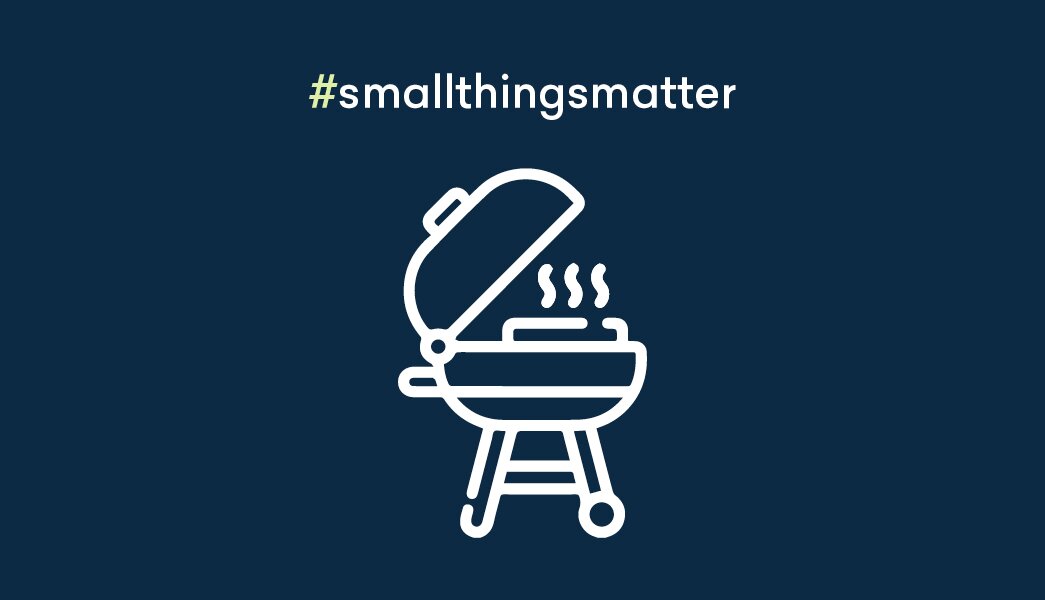 Auf dem Bild ist ein Grill zu sehen.