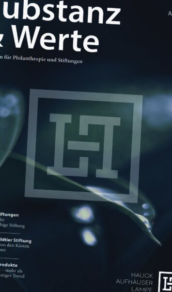 Stiftungsmagazin: Substanz & Werte